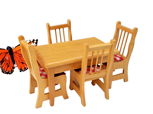 Doll house dinning wooden - dinning,